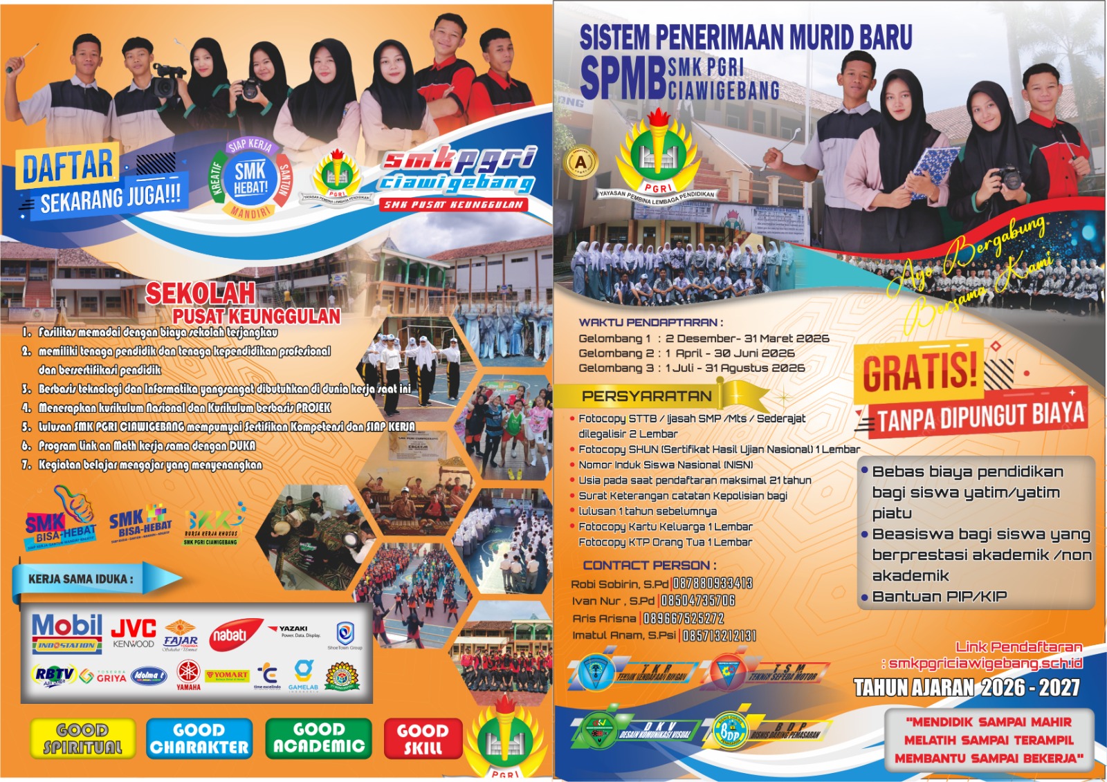 Sistem Penerimaan Murid Baru (SPMB) tahun 2026 / 2027